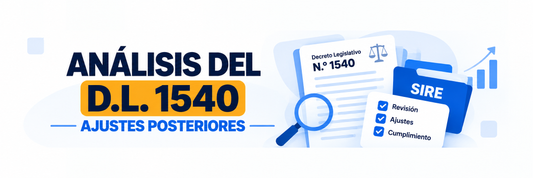 EN VIVO: ANALISIS DEL D.L 1540 Y CASOS PRACTICOS DE AJUSTES POSTERIORES