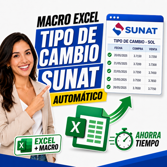 Macro Tipo de Cambio SUNAT Automático en Excel