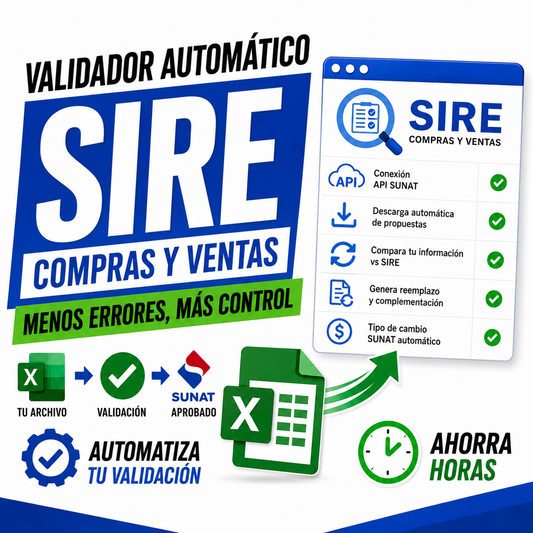 Suite SIRE – Validador Automático Compras y Ventas