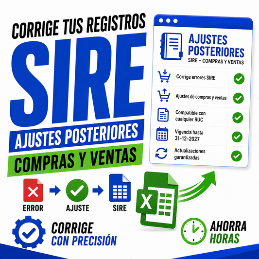 Macro SIRE: Ajustes Posteriores