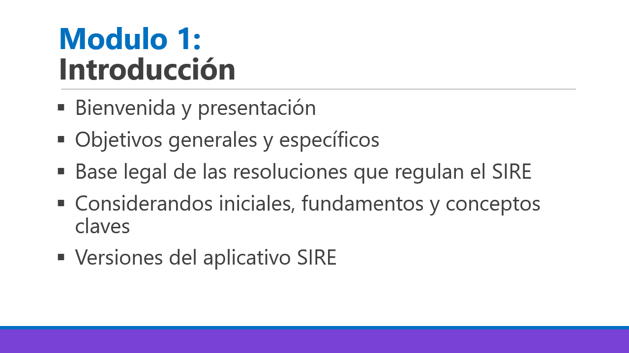 SIRE: Curso Teórico y Práctico con Macros