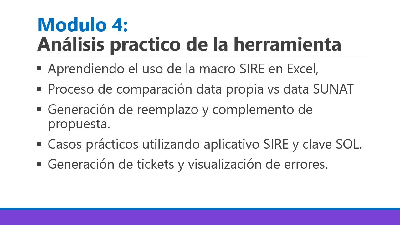 SIRE: Curso Teórico y Práctico con Macros
