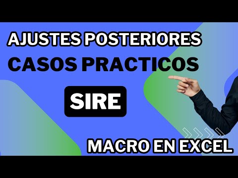 Macro SIRE: Ajustes Posteriores